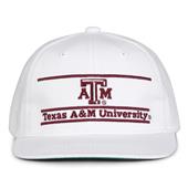 G230 The Game Texas A&M Aggies White Retro Bar Throwback Cap