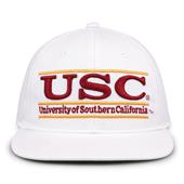 G230 The Game USC Trojans White Retro Bar Throwback Cap