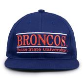 G235 The Game Boise State Broncos Team Color Retro Bar Throwback Cap