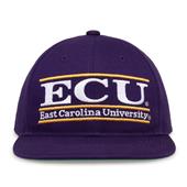 G235 The Game East Carolina Pirates Team Color Retro Bar Throwback Cap