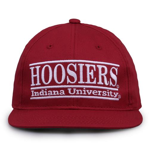 G235 The Game Indiana Hoosiers Team Color Retro Bar Throwback Cap