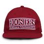 G235 The Game Indiana Hoosiers Team Color Retro Bar Throwback Cap