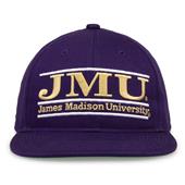 G235 The Game James Madison Dukes Team Color Retro Bar Throwback Cap