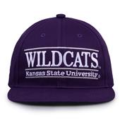 G235 The Game Kansas State Wildcats Team Color Retro Bar Throwback Cap