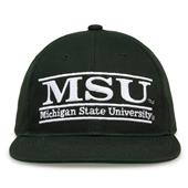 G235 The Game Michigan State Spartans Team Color Retro Bar Throwback Cap