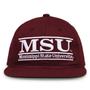 G235 The Game Mississippi State Bulldogs Team Color Retro Bar Throwback Cap