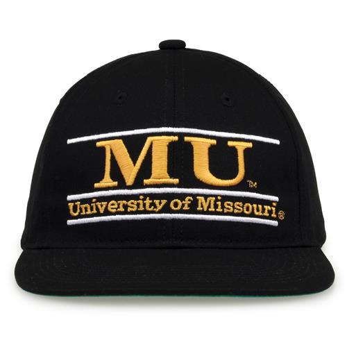 G235 The Game Missouri Tigers Team Color Retro Bar Throwback Cap