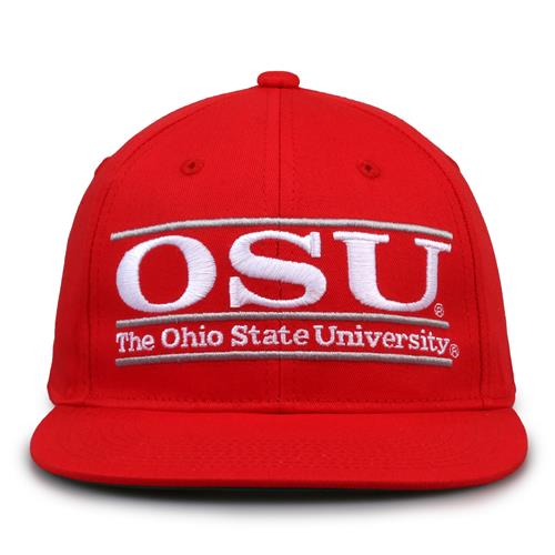 G235 The Game Ohio State Buckeyes Team Color Retro Bar Throwback Cap