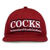 G235 The Game South Carolina Gamecocks Team Color Retro Bar Throwback Cap