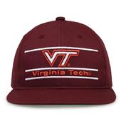 G235 The Game Virginia Tech Hokies Team Color Retro Bar Throwback Cap