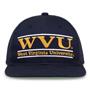 G235 The Game West Virginia Mountaineers Team Color Retro Bar Throwback Cap