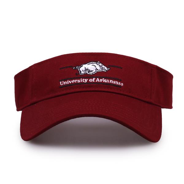 G25 The Game Arkansas Razorbacks Split Bar Visor