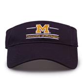 G25 The Game Michigan Wolverines Split Bar Visor