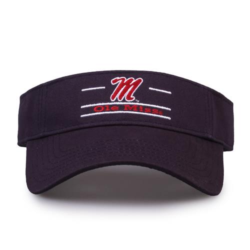 G25 The Game Mississippi Rebels Split Bar Visor