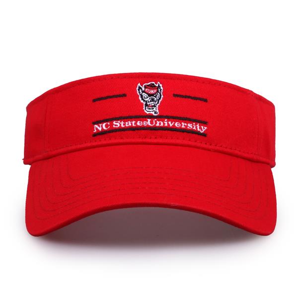 G25 The Game North Carolina State Wolfpack Split Bar Visor