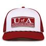 G452R The Game Alabama Crimson Tide Rope Trucker With Bar Patch Cap G452r