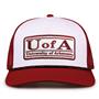 G452R The Game Arkansas Razorbacks Rope Trucker With Bar Patch Cap G452r