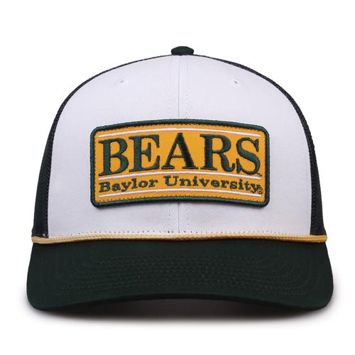 G452R The Game Baylor Bears Rope Trucker With Bar Patch Cap G452r