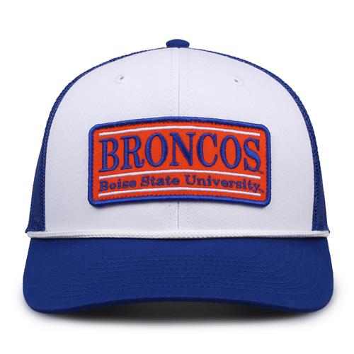 G452R The Game Boise State Broncos Rope Trucker With Bar Patch Cap G452r