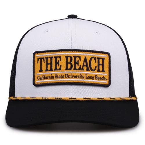 G452R The Game Cal State Long Beach 49ers Rope Trucker With Bar Patch Cap G452r