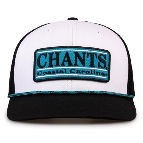 G452R The Game Coastal Carolina Chanticleers Rope Trucker With Bar Patch Cap G452r