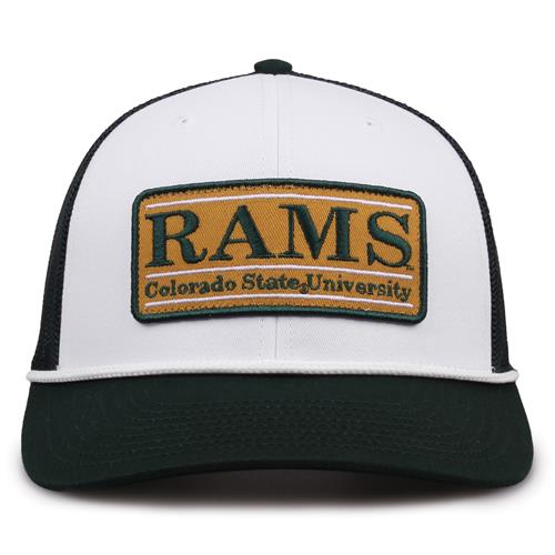 G452R The Game Colorado State Rams Rope Trucker With Bar Patch Cap G452r