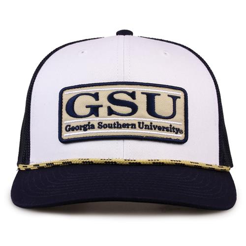 G452R The Game Georgia Southern Eagles Rope Trucker With Bar Patch Cap G452r