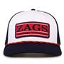 G452R The Game Gonzaga Bulldogs Rope Trucker With Bar Patch Cap G452r