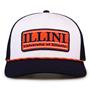 G452R The Game Illinois Fighting Illini Rope Trucker With Bar Patch Cap G452r