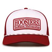 G452R The Game Indiana Hoosiers Rope Trucker With Bar Patch Cap G452r