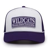 G452R The Game Kansas State Wildcats Rope Trucker With Bar Patch Cap G452r