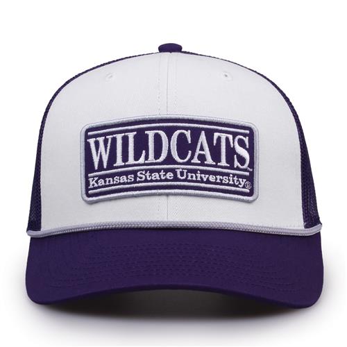 G452R The Game Kansas State Wildcats Rope Trucker With Bar Patch Cap G452r