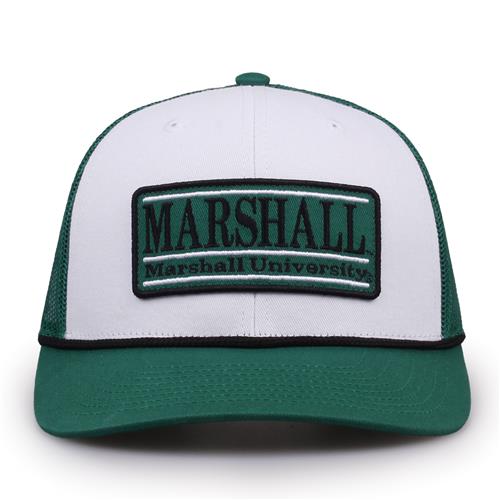 G452R The Game Marshall Thundering Herd Rope Trucker With Bar Patch Cap G452r