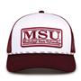 G452R The Game Mississippi State Bulldogs Rope Trucker With Bar Patch Cap G452r