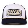 G452R The Game Navy Midshipmen Rope Trucker With Bar Patch Cap G452r