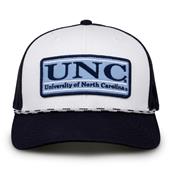 G452R The Game North Carolina Tar Heels Rope Trucker With Bar Patch Cap G452r