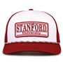 G452R The Game Stanford Cardinal Rope Trucker With Bar Patch Cap G452r