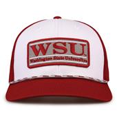 G452R The Game Washington State Cougars Rope Trucker With Bar Patch Cap G452r