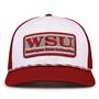 G452R The Game Washington State Cougars Rope Trucker With Bar Patch Cap G452r