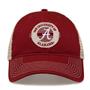 G880 The Game Alabama Crimson Tide Soft Mesh Trucker With Frayed Patch Cap