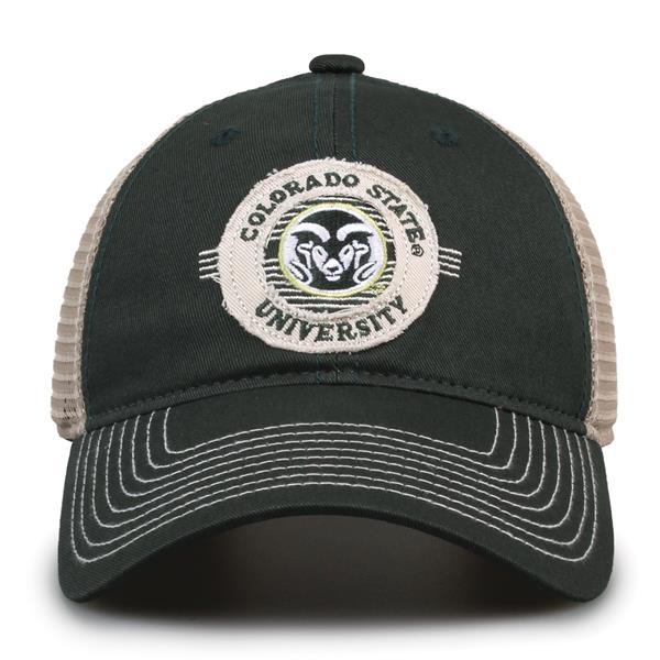 G880 The Game Colorado State Rams Soft Mesh Trucker With Frayed Patch ...