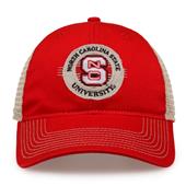 G880 The Game North Carolina State Wolfpack Soft Mesh Trucker With Frayed Patch Cap