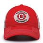 G880 The Game Ohio State Buckeyes Soft Mesh Trucker With Frayed Patch Cap