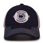 G880 The Game Penn State Nittany Lions Soft Mesh Trucker With Frayed Patch Cap