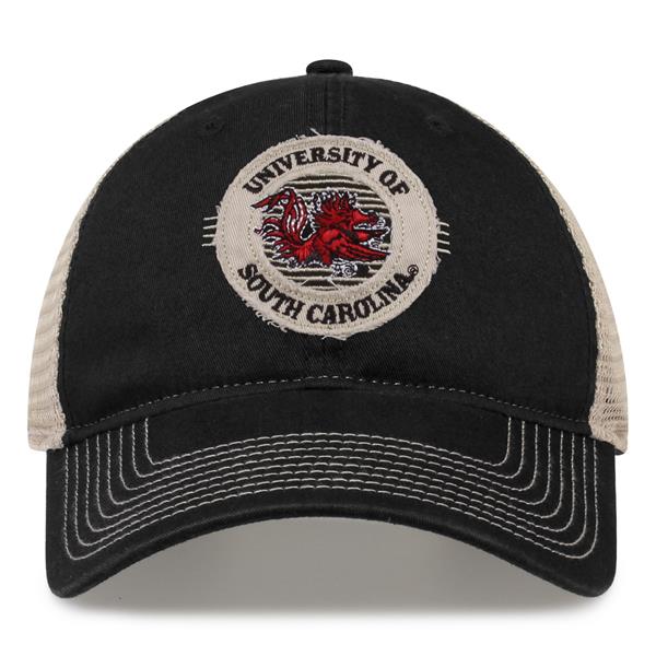 G880 The Game South Carolina Gamecocks Soft Mesh Trucker With Frayed ...