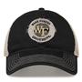 G880 The Game Wake Forest Demon Deacons Soft Mesh Trucker With Frayed Patch Cap