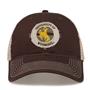 G880 The Game Wyoming Cowboys Soft Mesh Trucker With Frayed Patch Cap