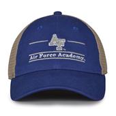 G180 The Game Air Force Falcons Relaxed Trucker Mesh Split Bar Cap