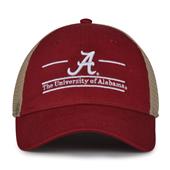 G180 The Game Alabama Crimson Tide Relaxed Trucker Mesh Split Bar Cap