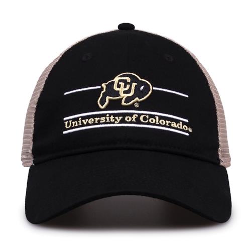 G180 The Game Colorado Buffaloes Relaxed Trucker Mesh Split Bar Cap